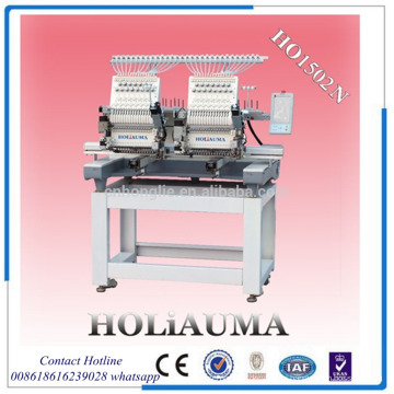 2 Head computerized embroidery machine price 15 color embroidery machine sewing